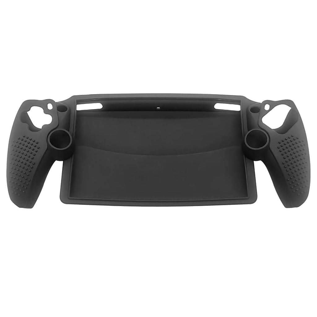 ZORBES Silicone Cover for Sony PlayStation Portal Case Protective Silicone Skin Cover Anti-slip Controller Grip Design Fashion Black Silicone Cover Case for Sony PlayStation Portal ZORBES Silicone Cover for Sony PlayStation Portal Case Protective Silicone Skin Cover Anti-slip Controller Grip Design Fashion Black Silicone Cover Case for Sony PlayStation Portal